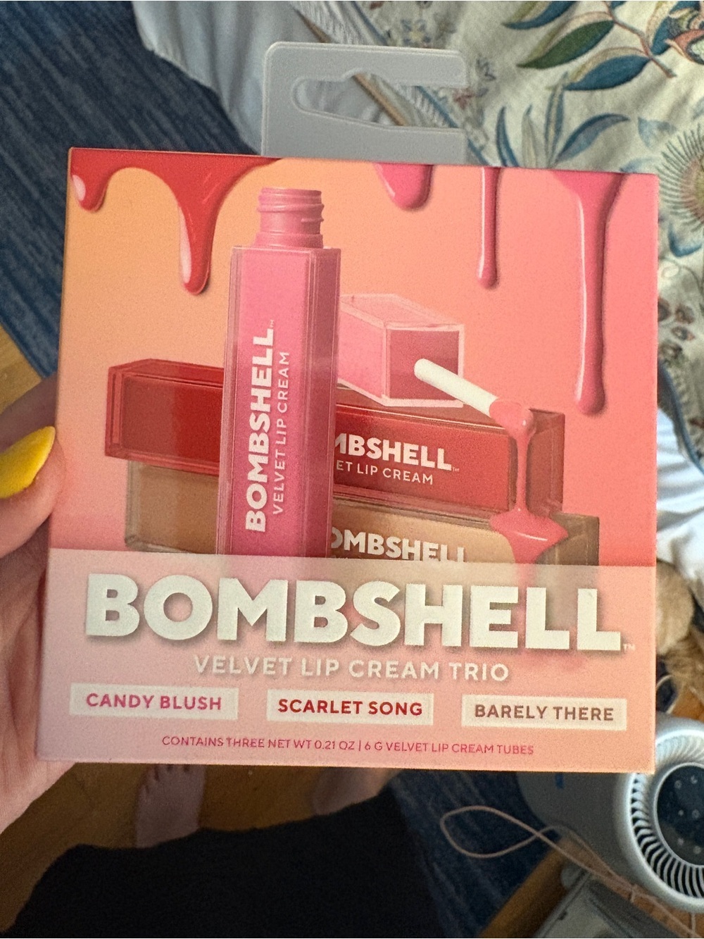 Velvet Lip Cream Trio - Pink Shades (Candy Blush, Scarlet Song, Barely There)